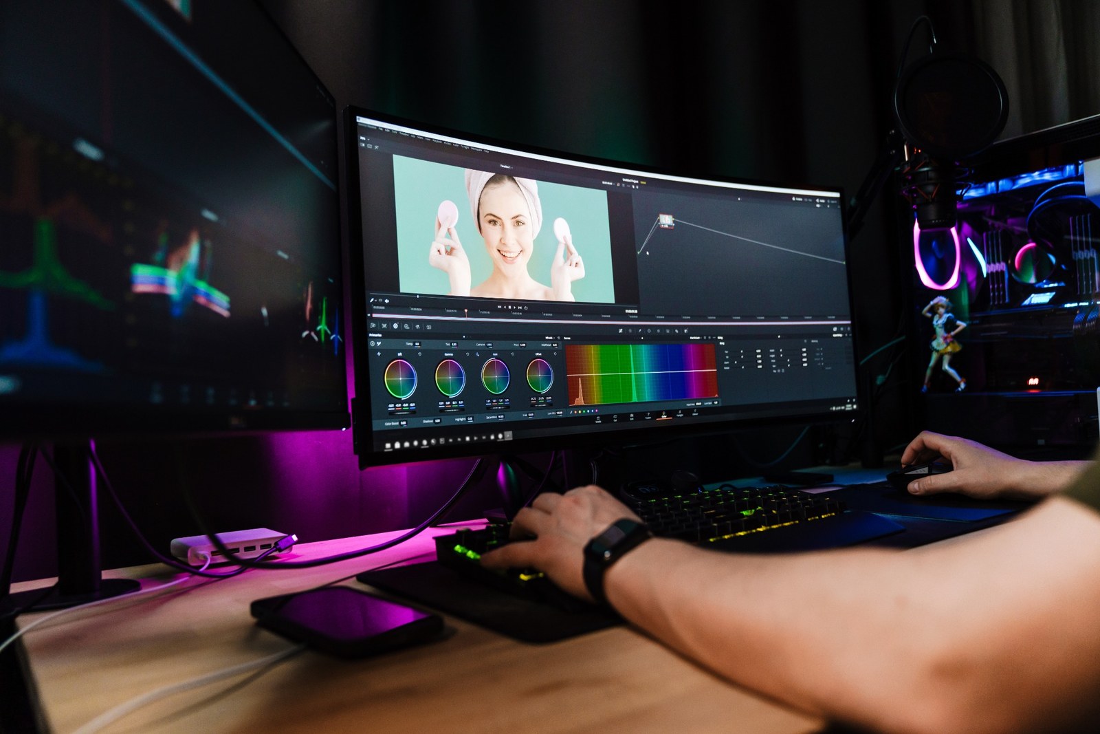 Editing studio