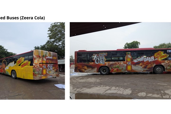 Zeera Cola transit branding
